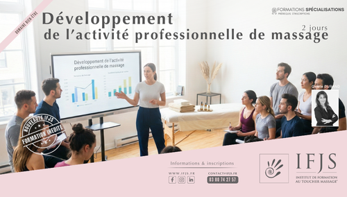IFJS | Formation Développement de l'activité de Massage