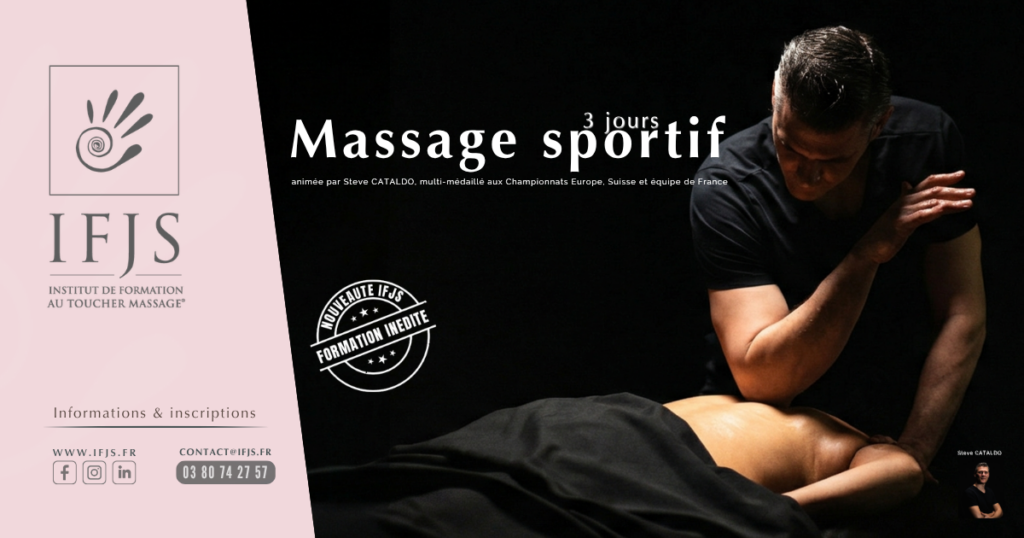 Formation Massage sportif IFJS - accompagner le corps en mouvement avec précision et adaptation